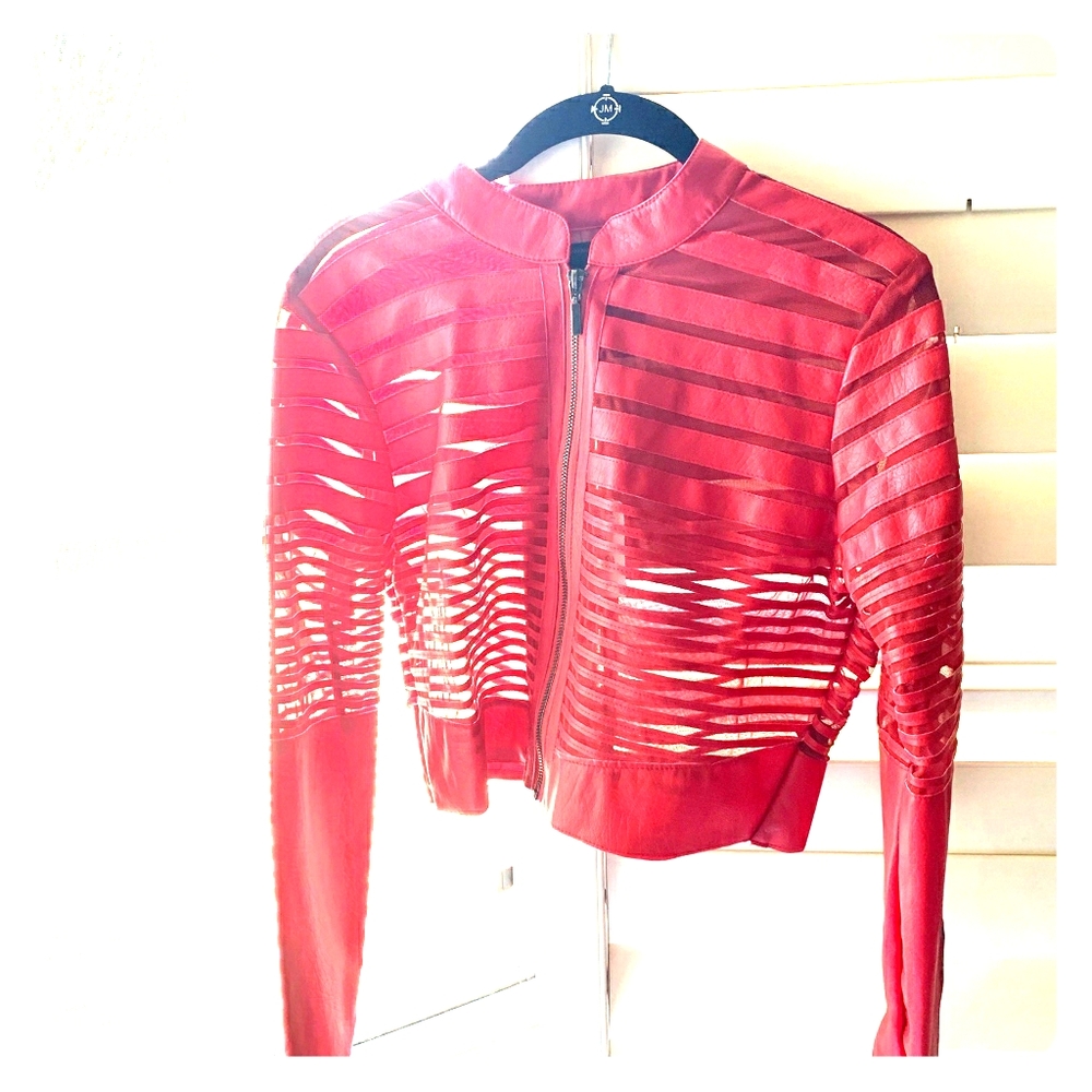 Red summer jacket